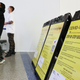 People at a testing site located in the international terminal at Los Angeles International Airport (LAX) on December 21, 2021